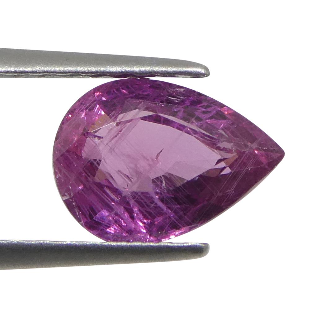 1,13ct Zaffiro rosa perlato della Tanzania non riscaldato in vendita 4