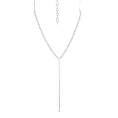 1.13ct Round Brilliant Cut Diamond Lariat Necklace