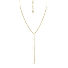 1.13ct Round Brilliant Cut Diamond Lariat Necklace 1.13ct Round Brilliant Cut Diamond Lariat Necklace