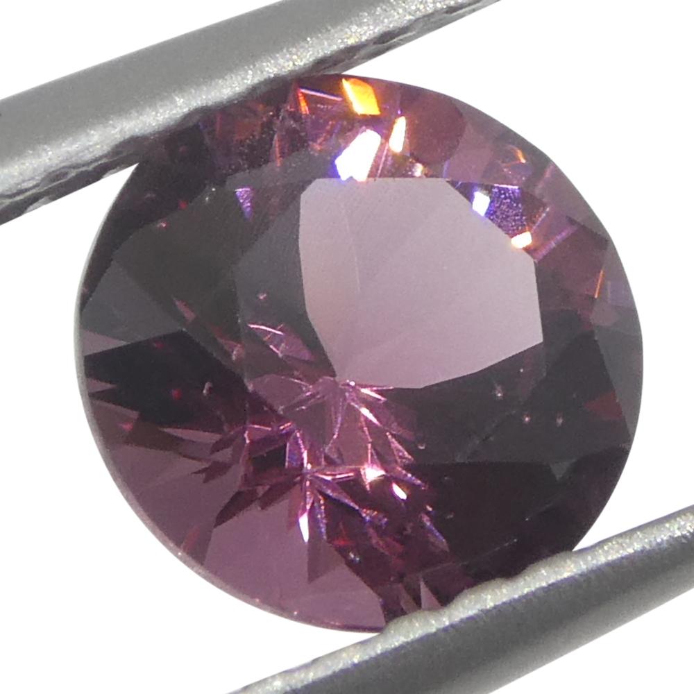 1,13ct Spinello rosa rotondo della Birmania non riscaldato in vendita 6