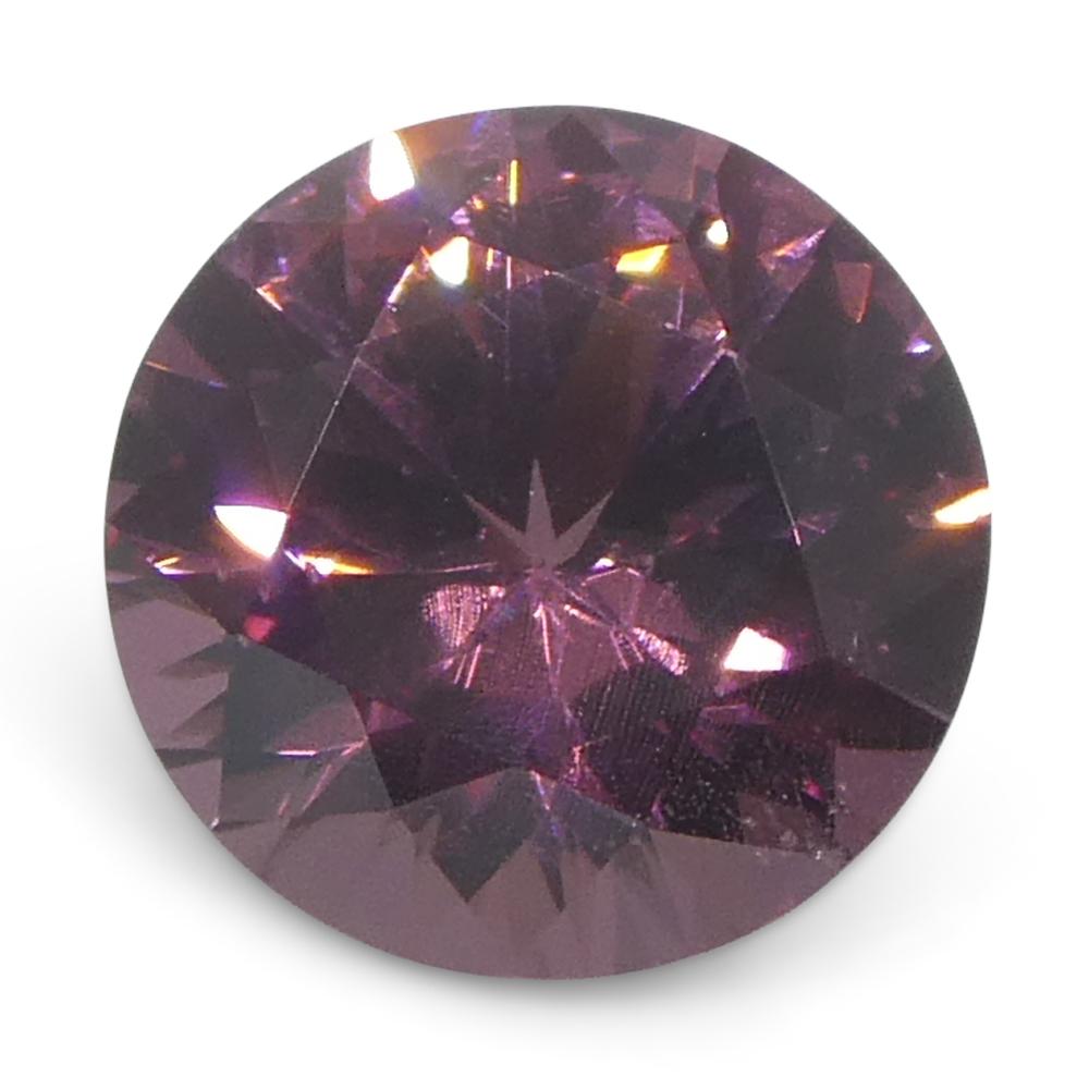 1,13ct Spinello rosa rotondo della Birmania non riscaldato in vendita 2