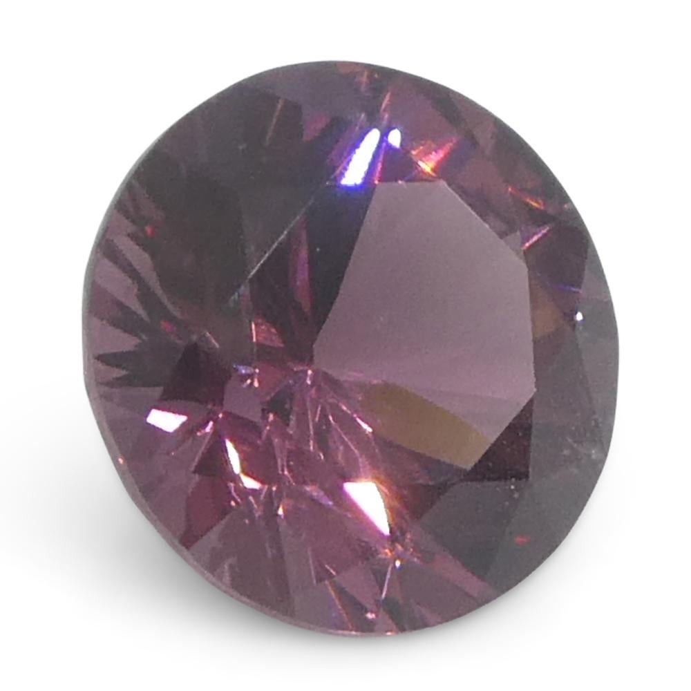 1,13ct Spinello rosa rotondo della Birmania non riscaldato in vendita 4
