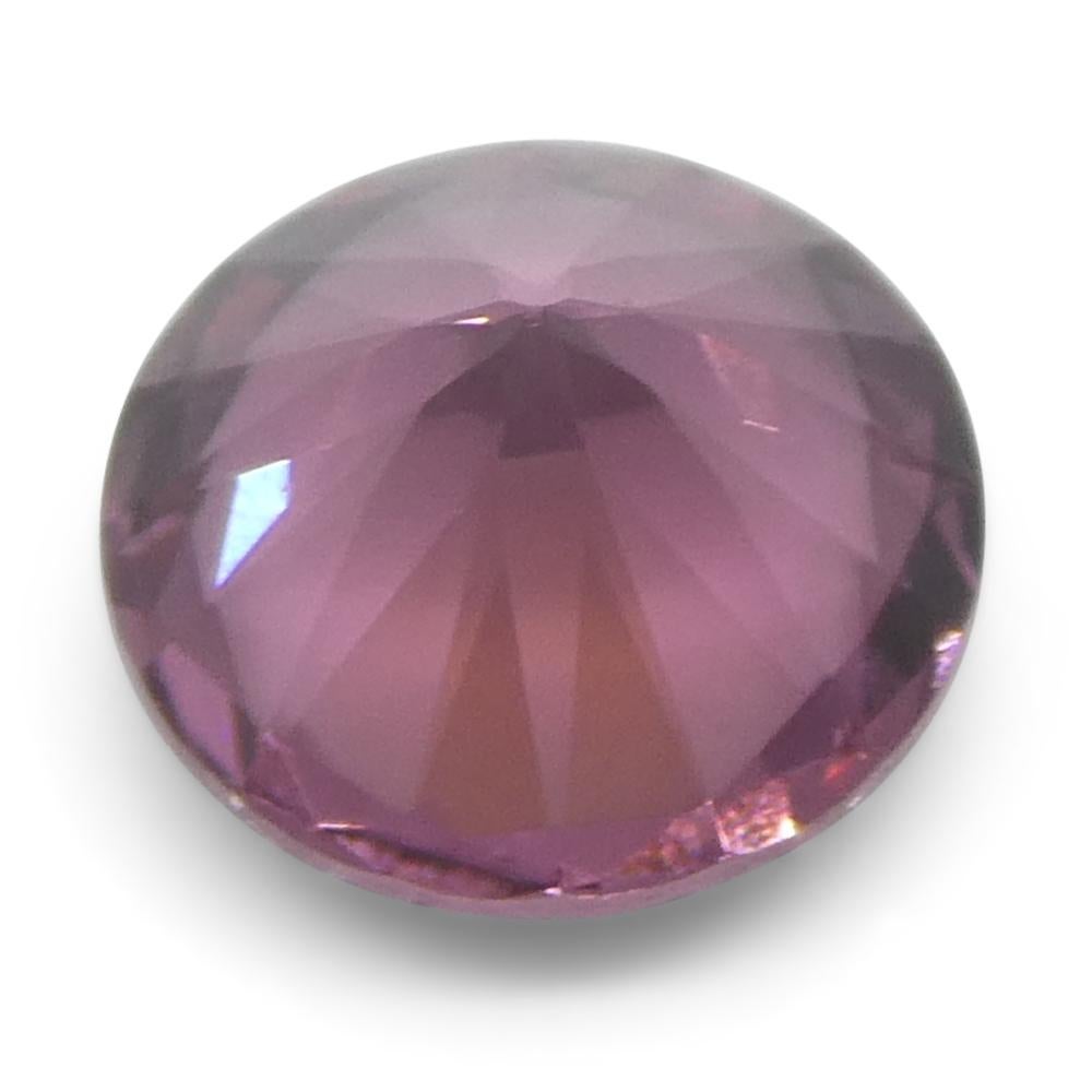 1,13ct Spinello rosa rotondo della Birmania non riscaldato in vendita 5