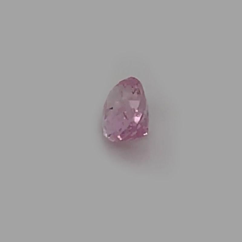 Taille ovale Saphir rose de forme ovale de 1,14 carat, certifié GIA, non chauffé en vente