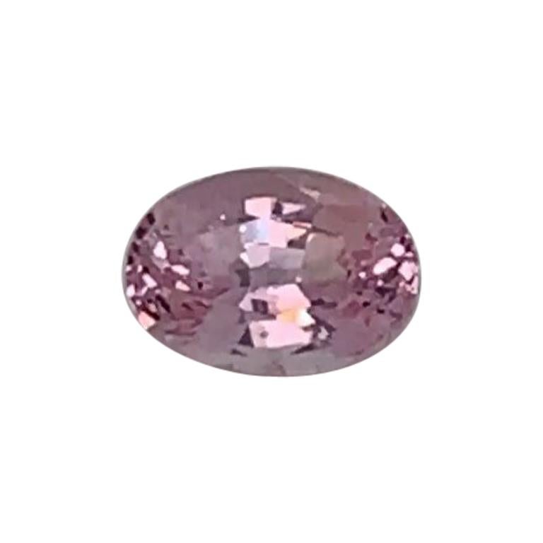 Saphir rose de forme ovale de 1,14 carat, certifié GIA, non chauffé en vente