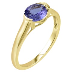 14k Gold Solitaire Rings