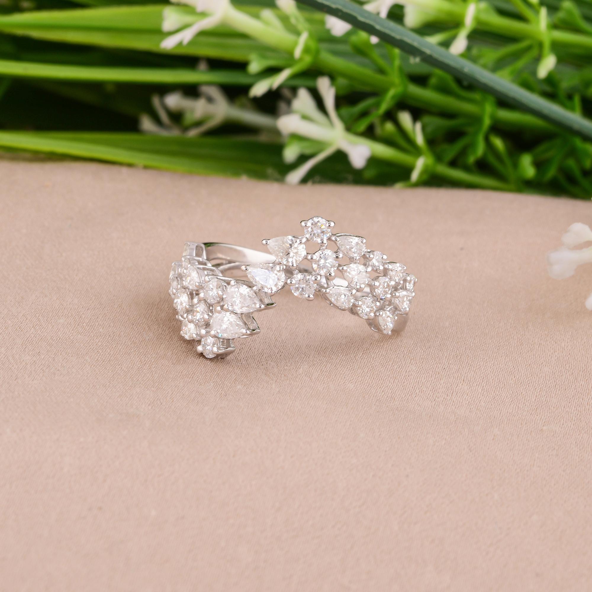 Cast from 14-karat gold, these exquisite ring is handset with 1.14 carats of sparkling diamonds.

FOLLOW SPECTRUM JEWELS storefront to view the latest collection & exclusive pieces. Spectrum Jewels is proudly rated as a Top Seller on 1stdibs with 5