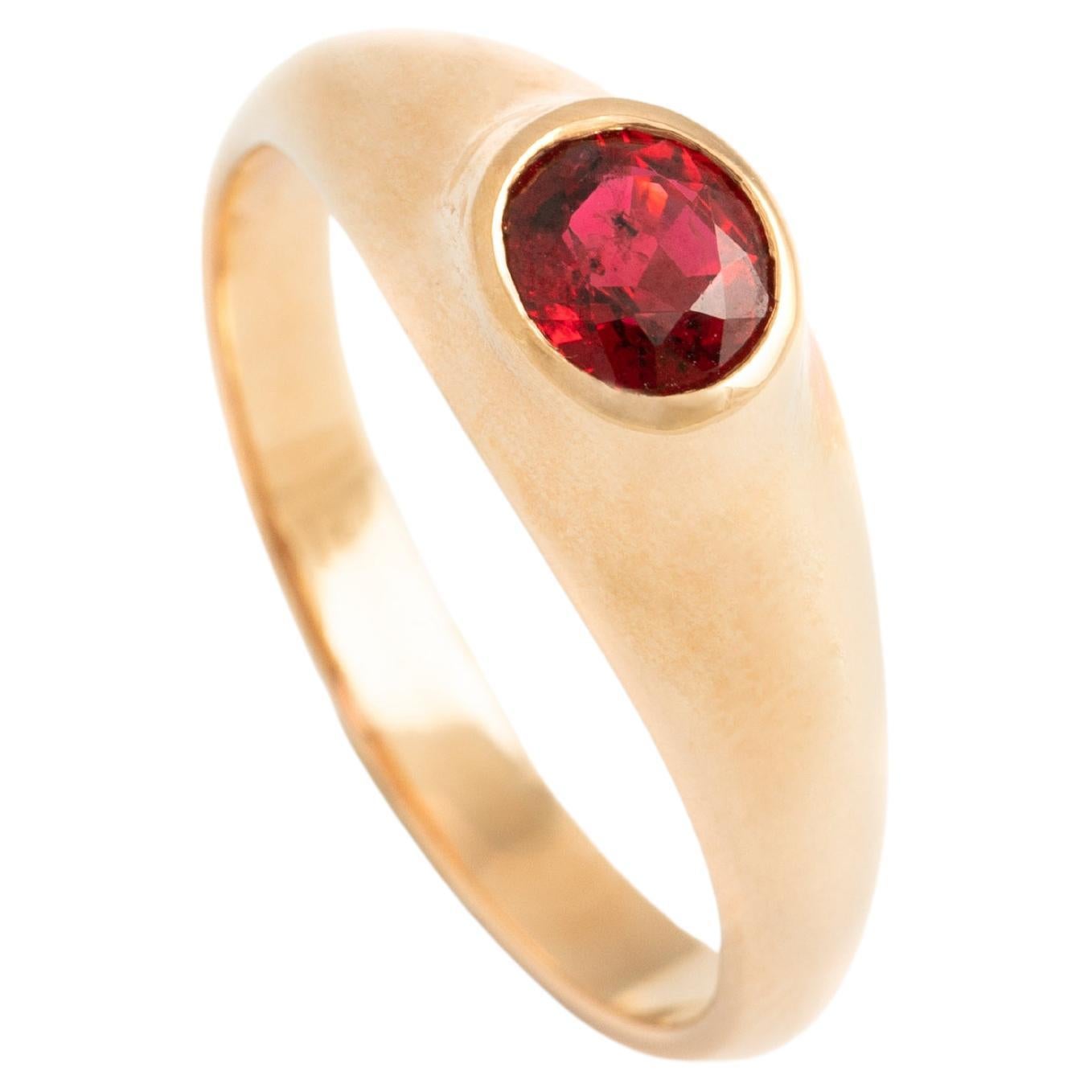 1.14 Carat Spinel Gold Ring For Sale