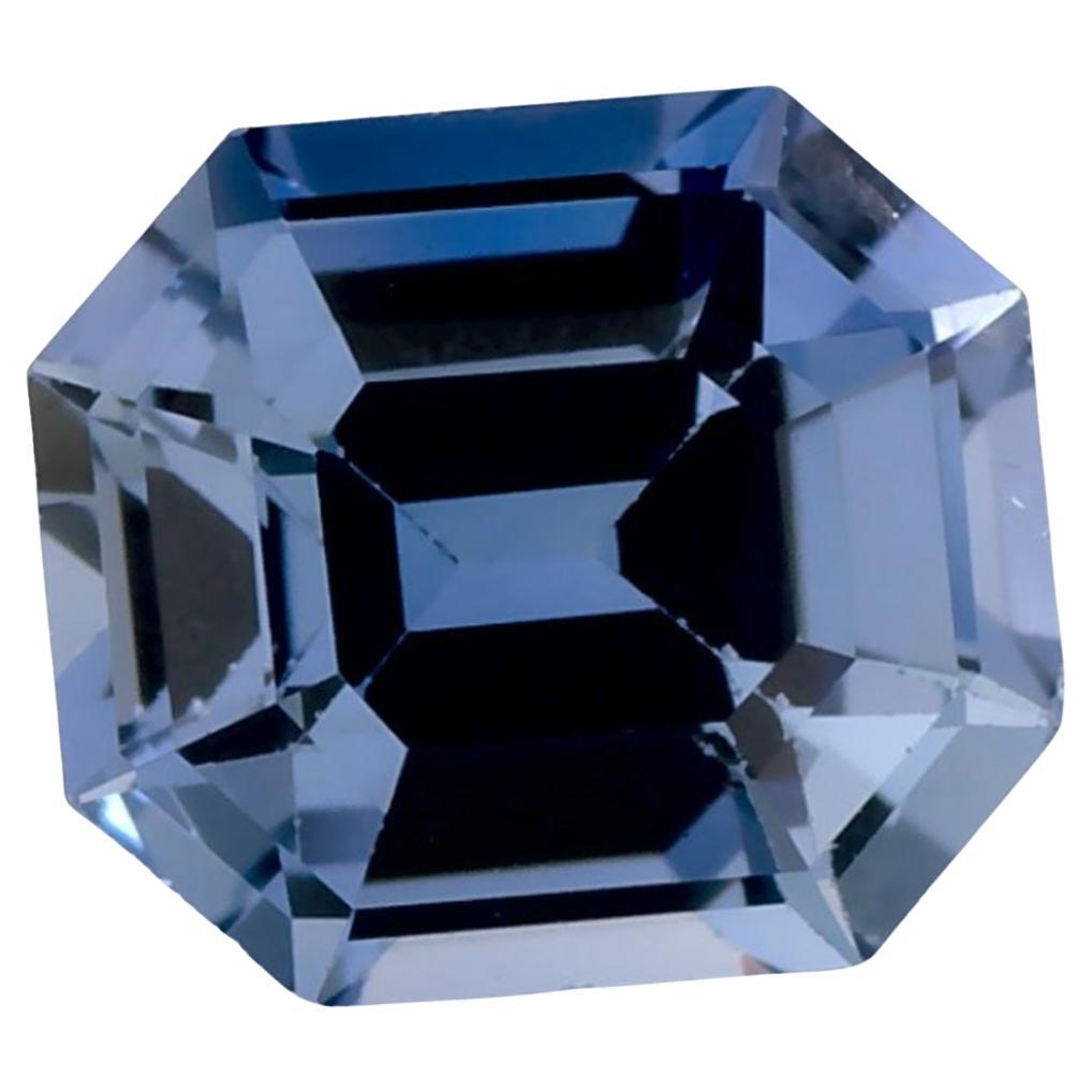 1.14 Ct Blue Sapphire Octagon Loose Gemstone For Sale