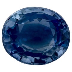 1.14 carati di zaffiro blu ovale sfuso