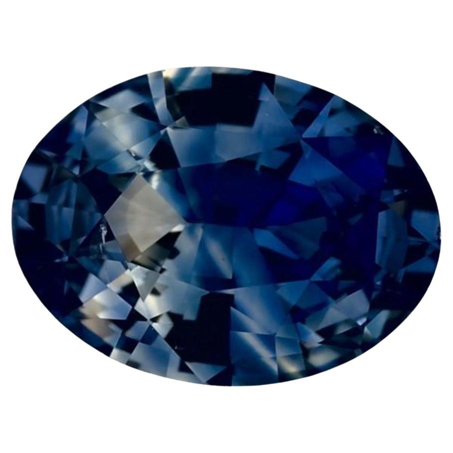 1.14 carati di zaffiro blu ovale sfuso