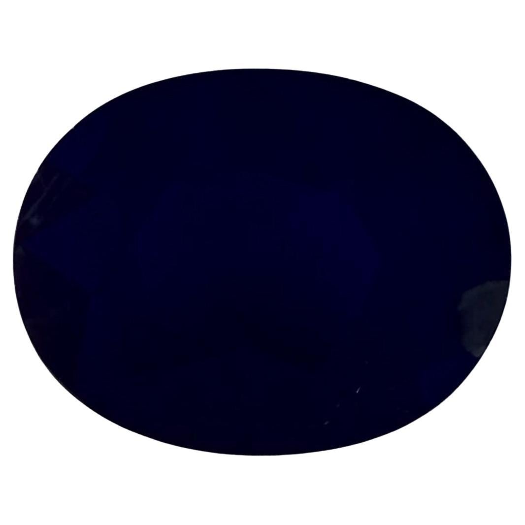 1.14 carati di zaffiro blu ovale sfuso