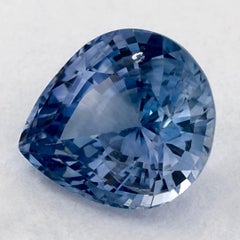 1.14 Ct Blue Sapphire Pear Loose Gemstone