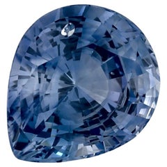 1.14 carati di zaffiro blu a forma di pera sciolto