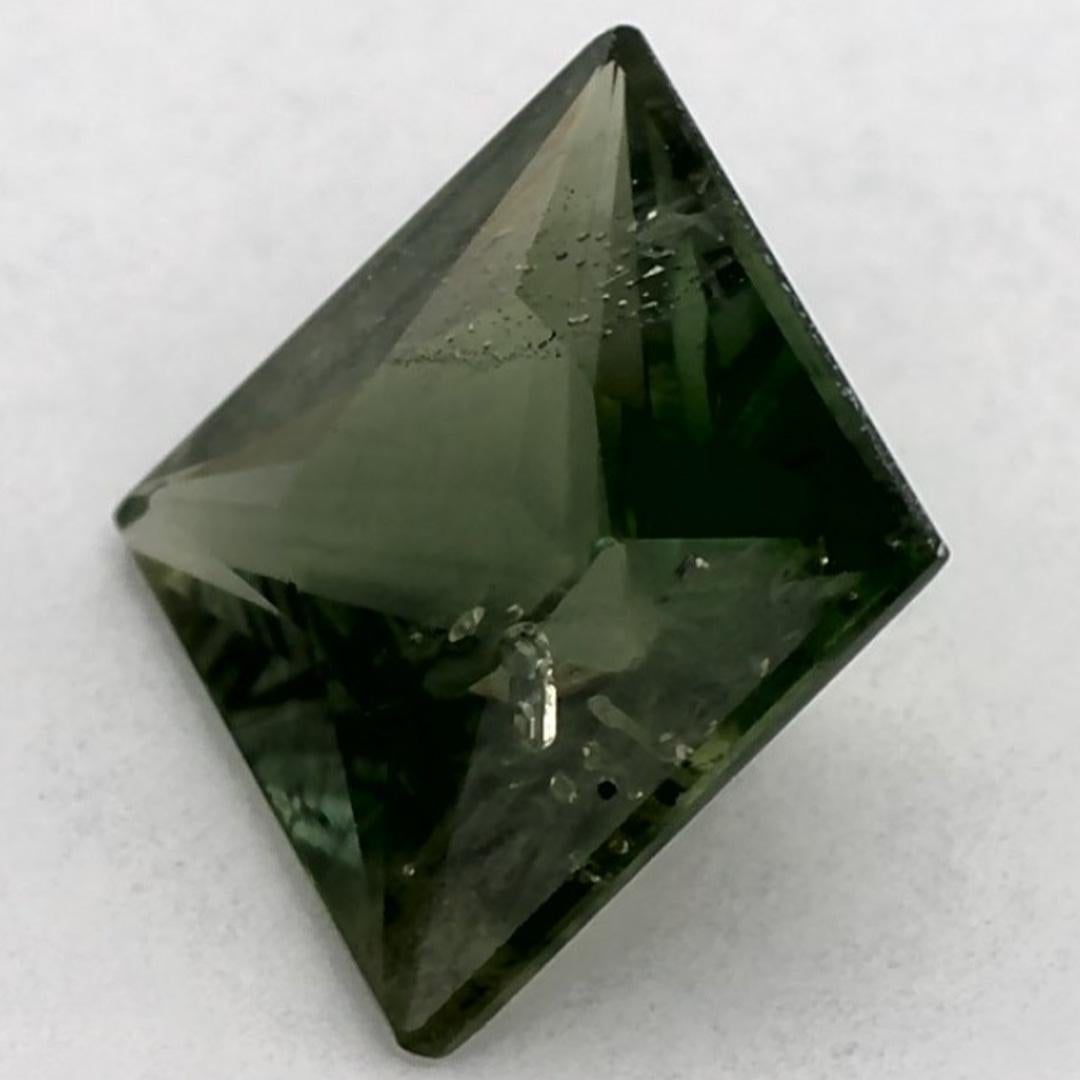 Taglio princess 1.14 carati di Zaffiro Blu Principessa Gemma Sciolta in vendita