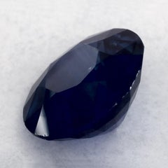 1.14 Ct Blue Sapphire Round Loose Gemstone (pierre précieuse en vrac)