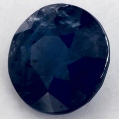 1.14 ct Zafiro Azul Redondo Gema Suelta