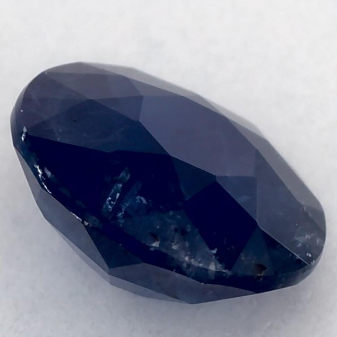 1.14 ct Zafiro Azul Redondo Gema Suelta en venta 1