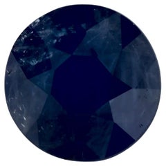 1.14 ct Zafiro Azul Redondo Gema Suelta