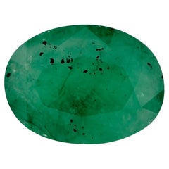 1.14 Karat Smaragd Oval Loser Edelstein