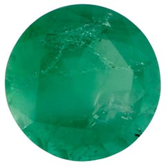 1.14 Ct Smaragd Runde Lose Edelstein