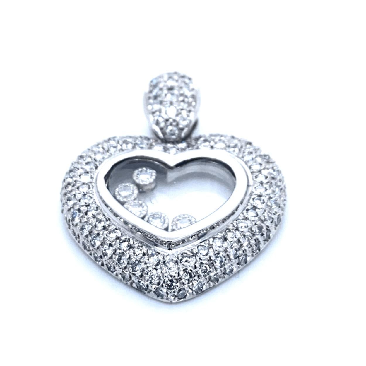 pendentif cœur diamant chopard