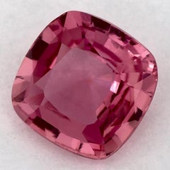 1.14 Ct Pink Sapphire Cushion Certified Loose Gemstone (pierre précieuse en vrac)