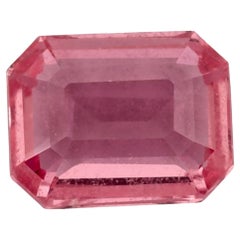 1.14 Karat Rosa Saphir Oktagon-Schliff Loser Edelstein