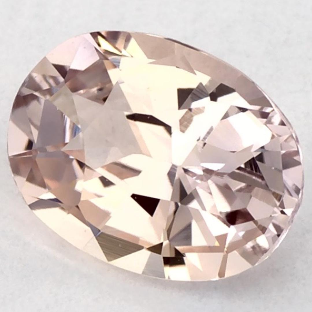 Taille ovale 1.14 Ct Pink Sapphire Oval Loose Gemstone (pierre précieuse en vrac) en vente