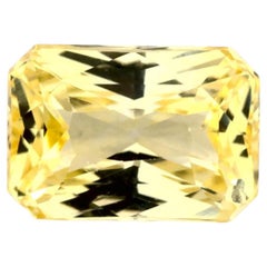 1.14 Ct Yellow Sapphire Radiant Loose Gemstone