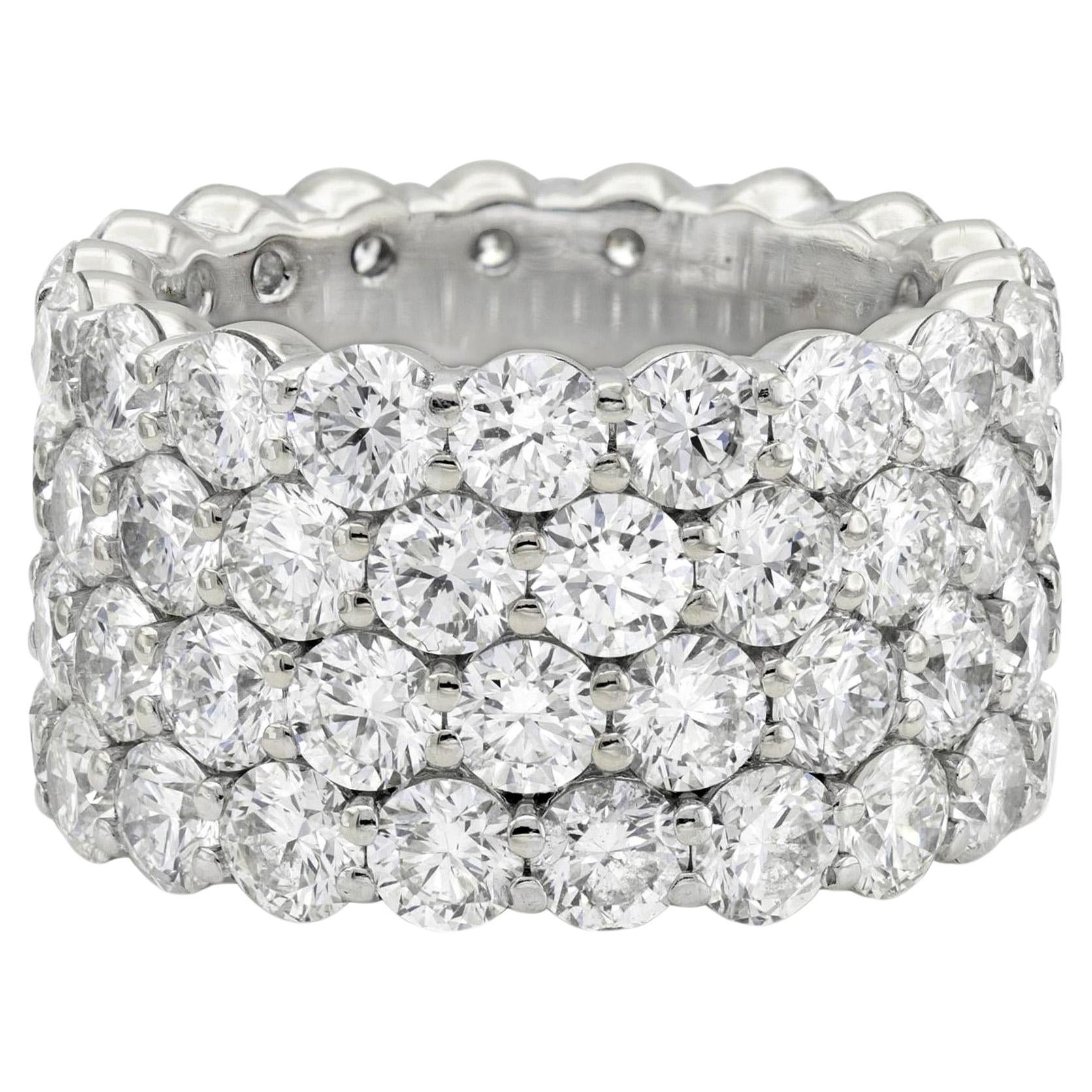 11.40 Carat Diamond Wide Band