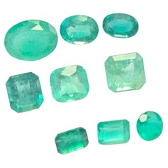 11.40 Carat Mixed Shape Natural Colombian Loose Emeralds