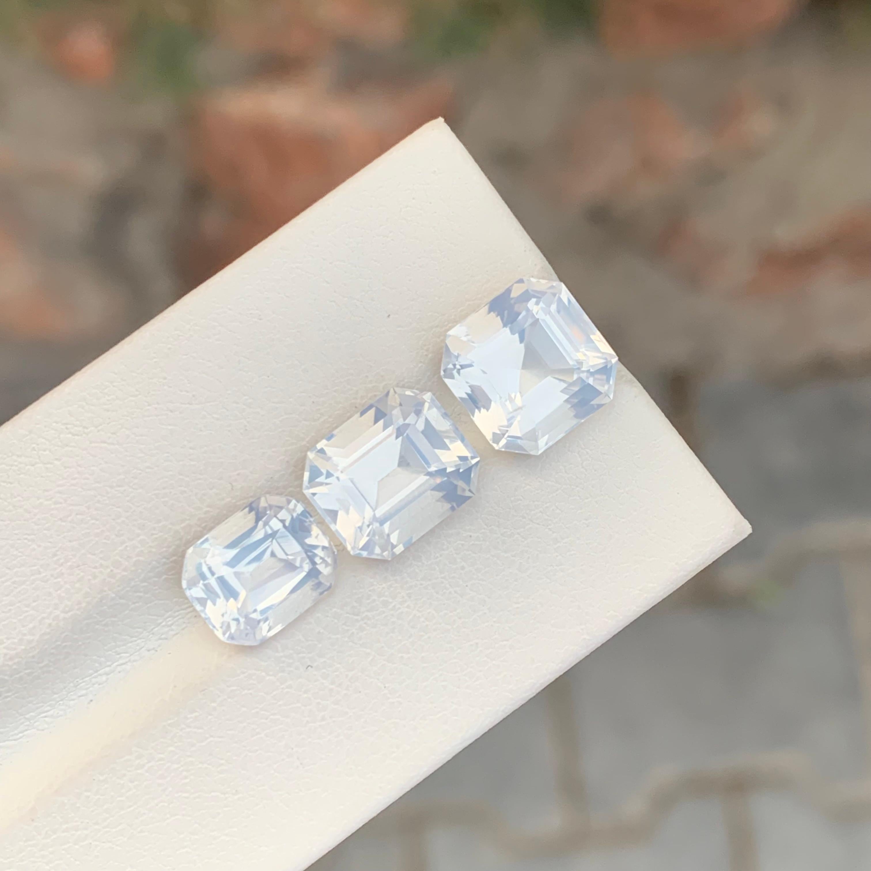Loose Moonstone Lot 

Weight: 11.40 Carat 
Sizes: 2.85, 3.90 And 4.55 Carats
Origin: India 
Treatment: Non
Certificate: On Customer Demand 

Moonstone is a captivating gemstone prized for its shimmering, ethereal glow, known as adularescence. This