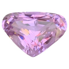 11.40 Carat Natural Loose Pink Kunzite Stone Trilliant Cut Afghan Gemstone