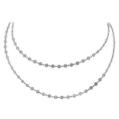 11.42 Carat Diamonds by the Yard Opera Length Necklace