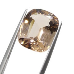 11.42ct Cushion Pinkish Orange Morganite GIA Certified