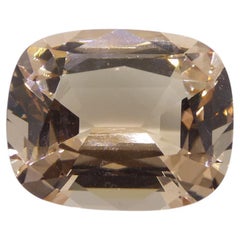 11.42ct Cushion Pinkish Orange Morganite GIA Certified