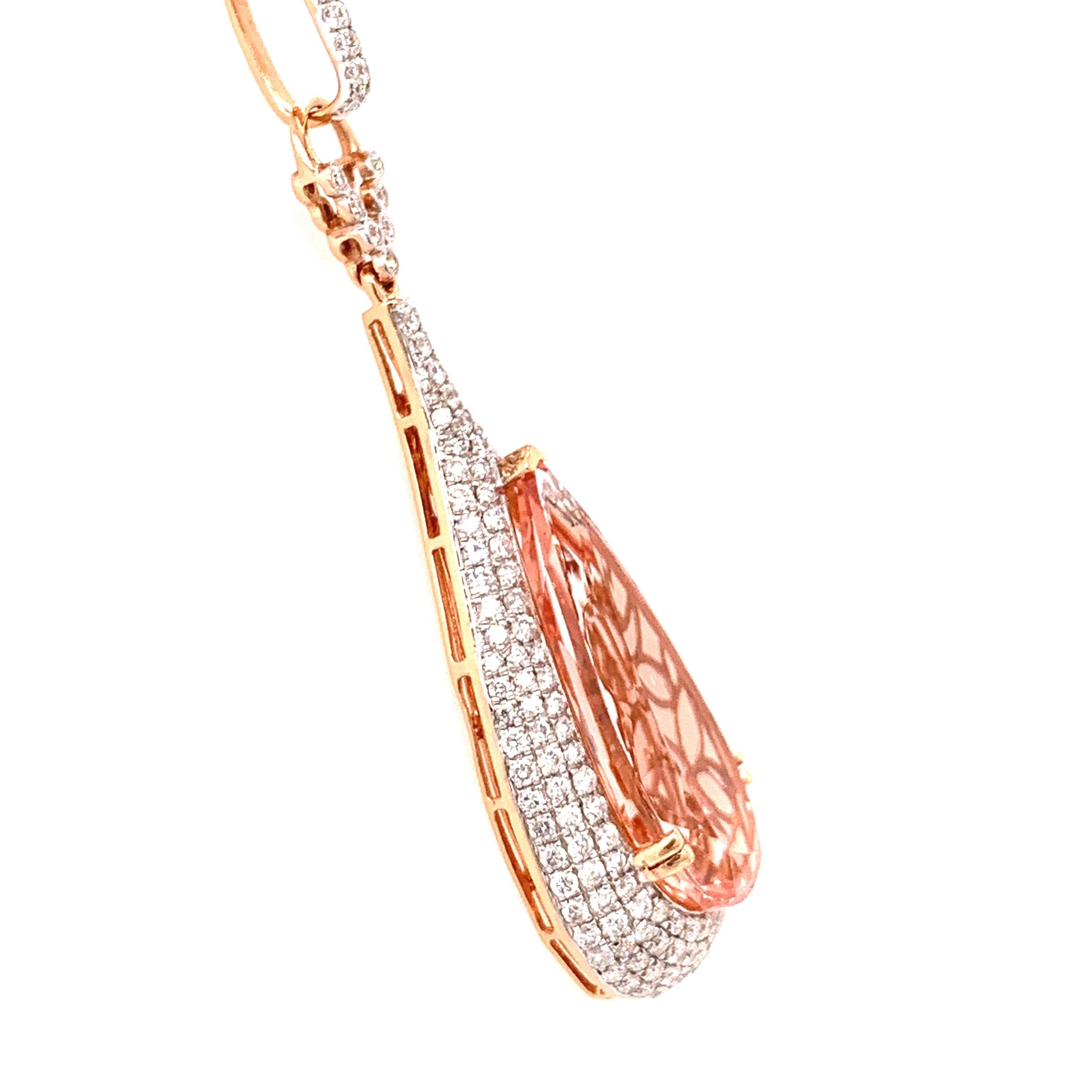 morganite pendants