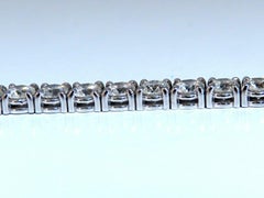 Bracciale tennis con diamanti naturali da 11,45 carati, in oro 14 carati, modello Classic Riviera*