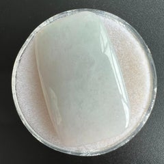 11.49ct GIA Certified Grey Green Jadeite Jade ‘A’ Grade Cushion Untreated