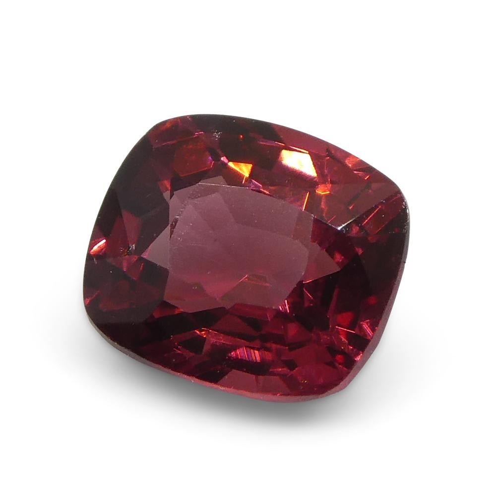 1.14ct Cushion Red Spinel from Sri Lanka For Sale 2