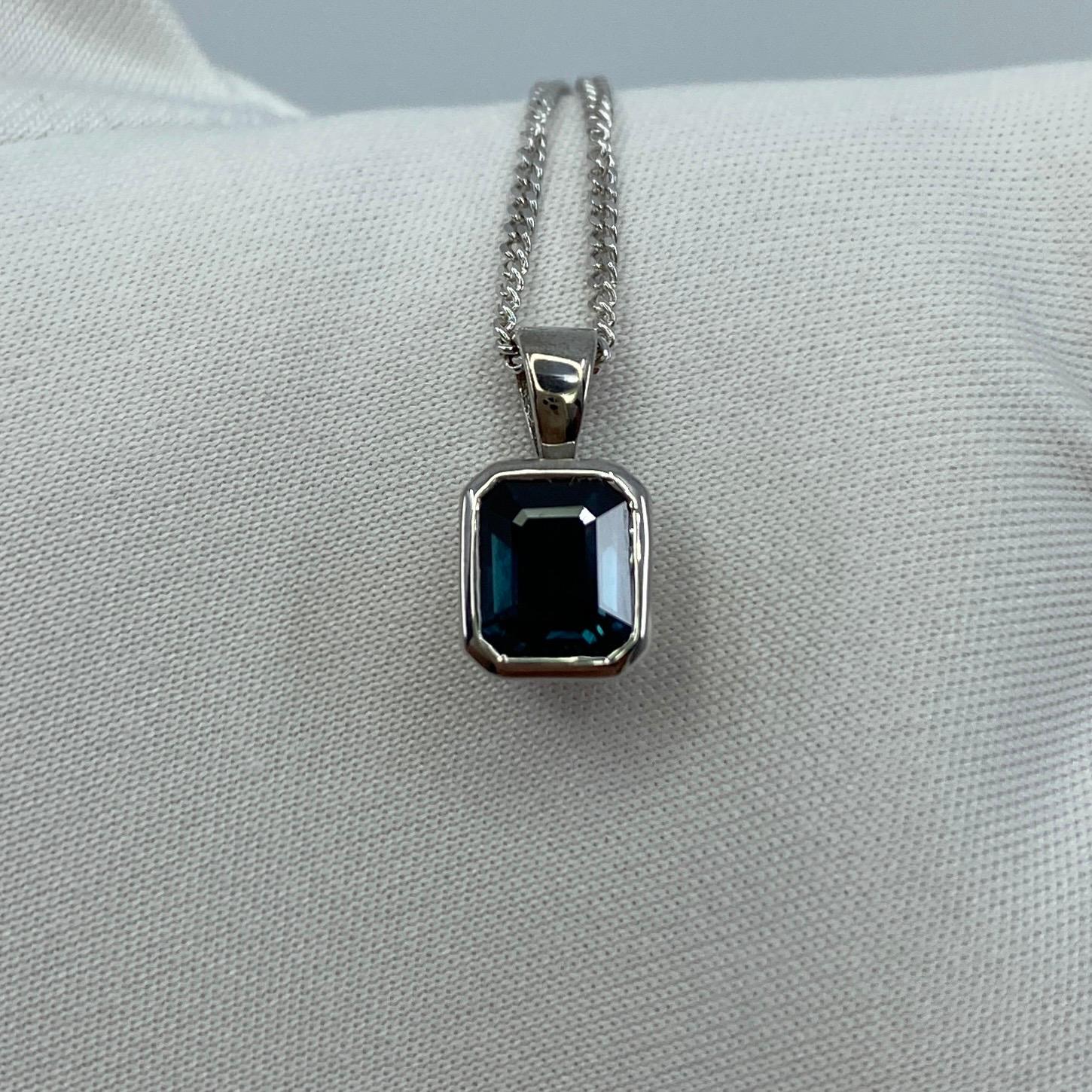 pale blue sapphire necklace