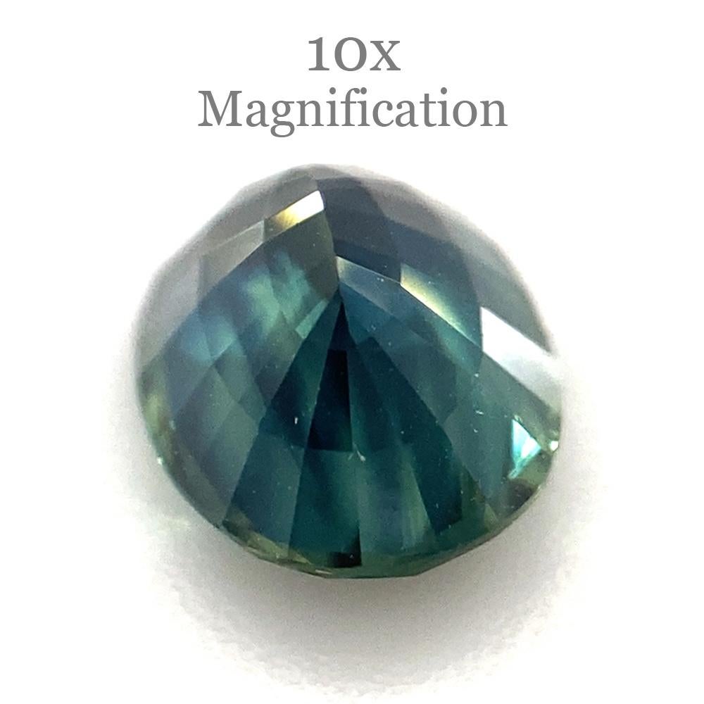 1.14ct Oval Teal Blue Sapphire from Australia Unheated For Sale 13