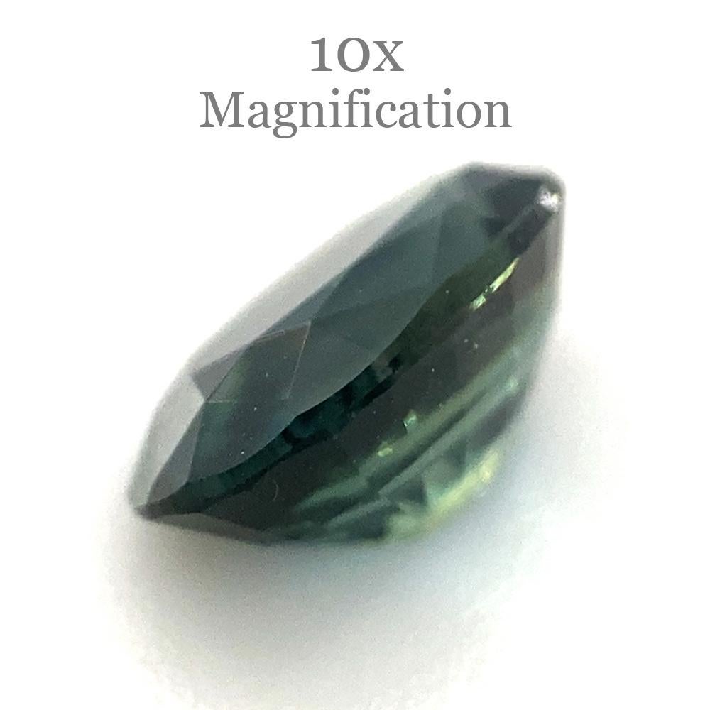 1.14ct Oval Teal Blue Sapphire from Australia Unheated For Sale 1