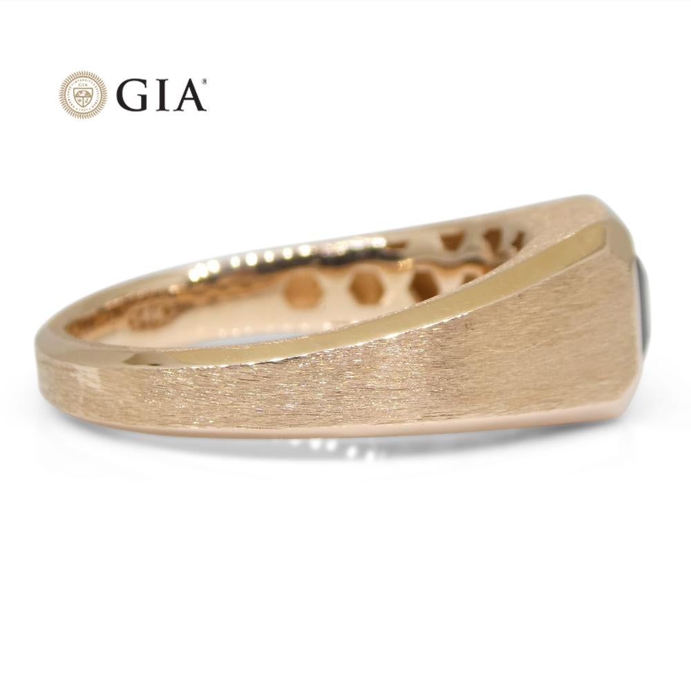 1.14ct Sapphire Ring Set in 14k Rose/Pink Gold GIA Certified Sri Lanka Unheated 8