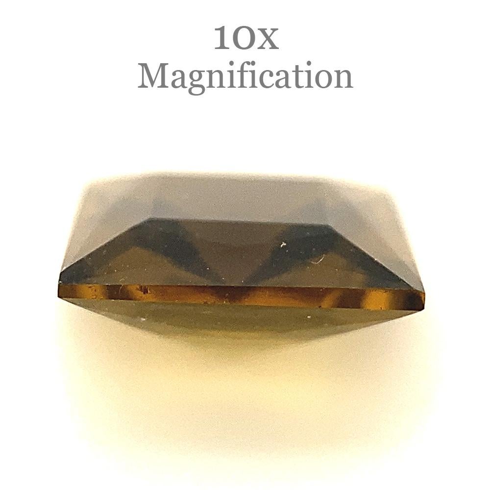 1.14ct Square orangy Yellow Tourmaline from Brazil For Sale 6