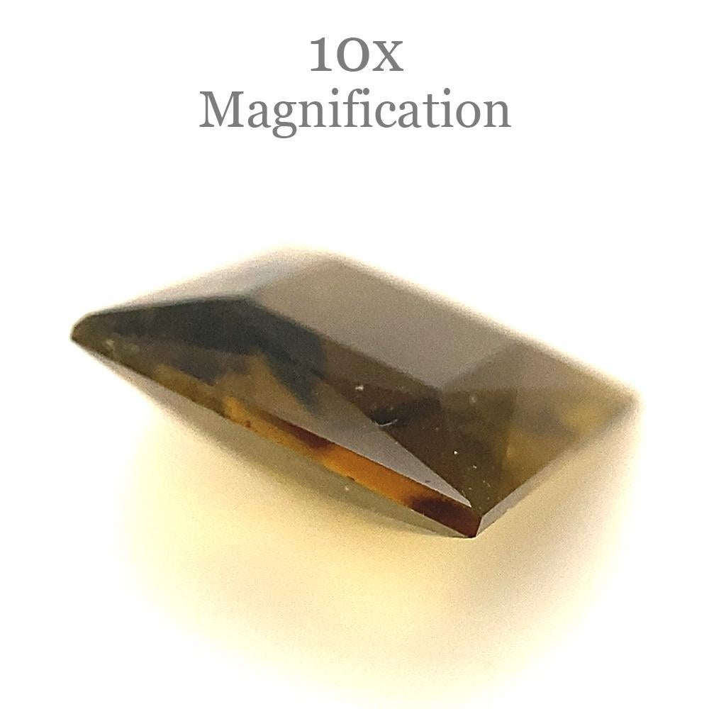 1.14ct Square orangy Yellow Tourmaline from Brazil For Sale 7