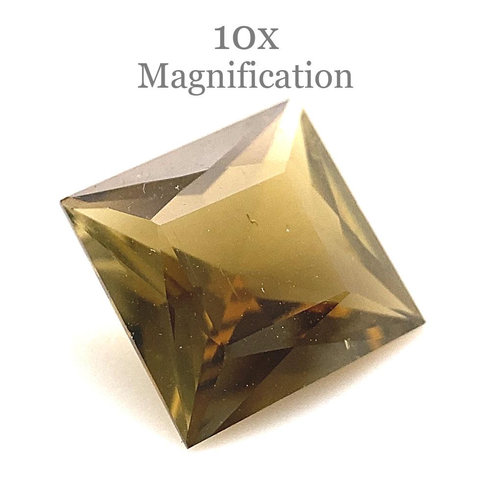 Tourmaline jaune orangé carrée 1,14 carat Neuf - En vente à Toronto, Ontario