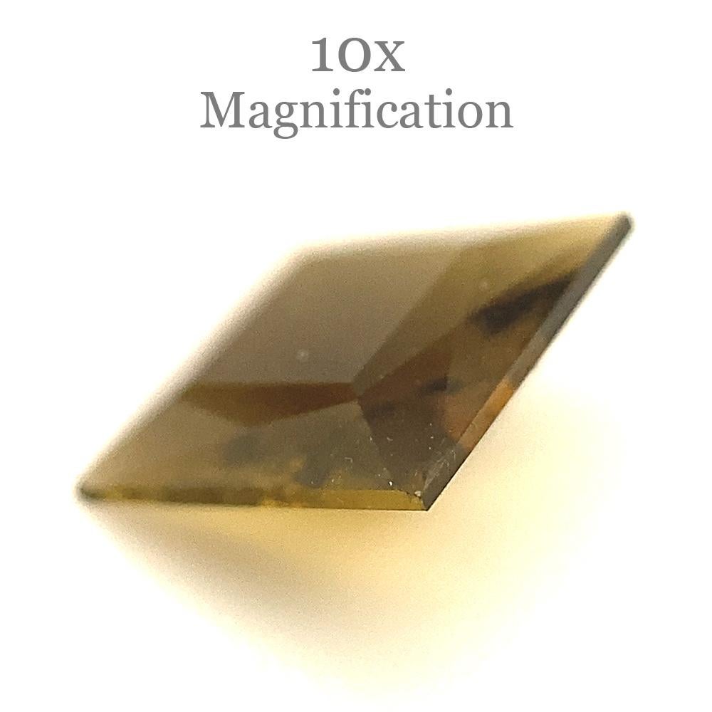 1.14ct Square orangy Yellow Tourmaline from Brazil For Sale 4