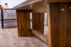 114x40 Custom Rosewood Book-Matched Dining Table